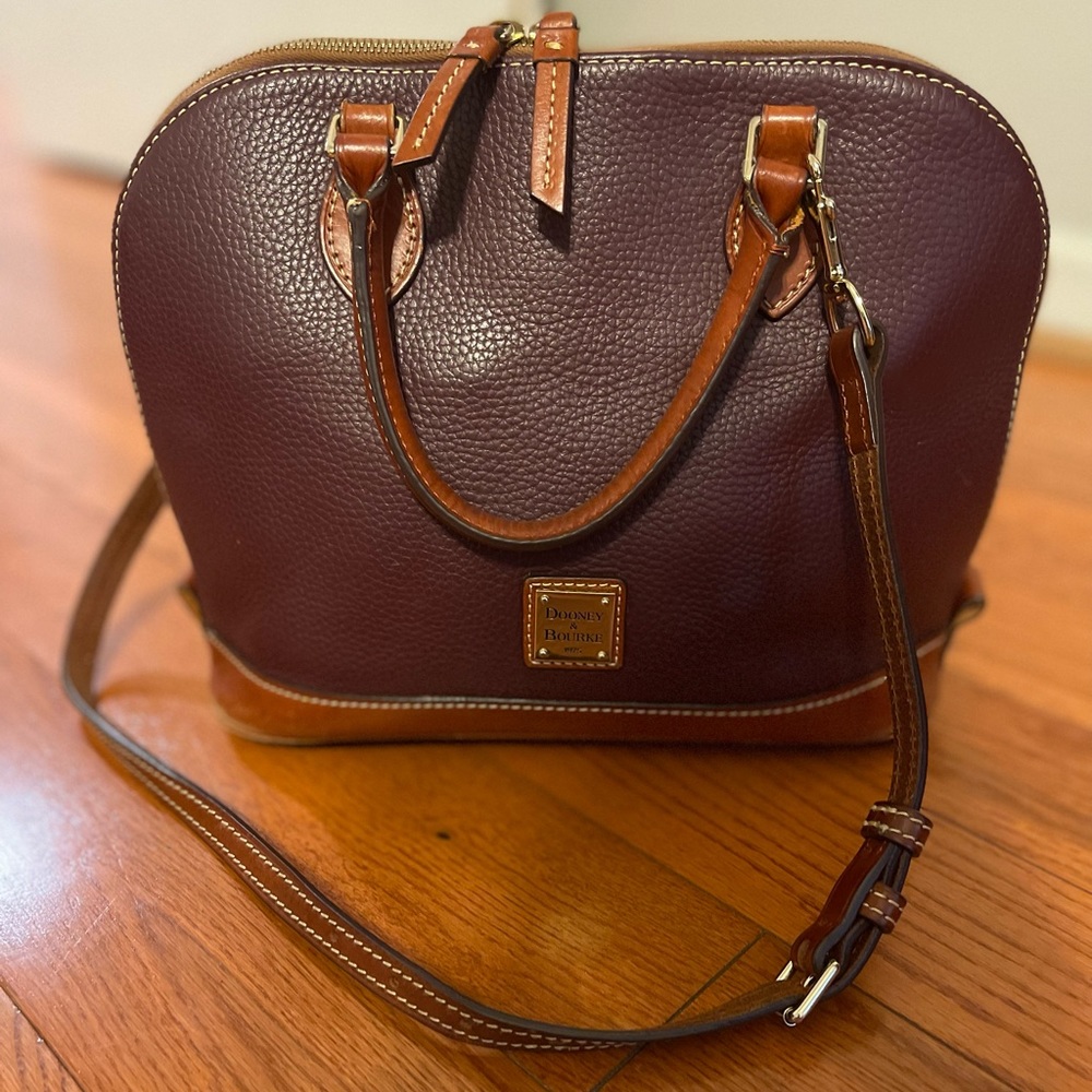 Dooney & Bourke Pebble Grain Zip Zip satchel